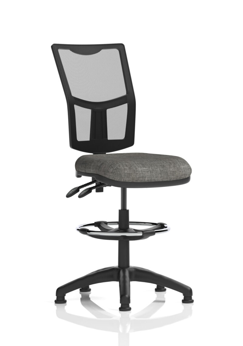 Nova Plus II Medium Mesh Back Task Operator Office Chair - Image 19