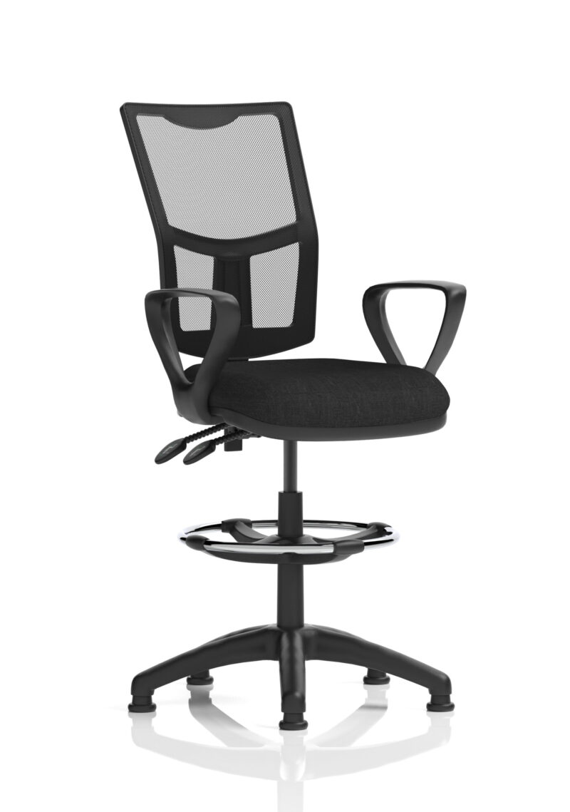 Nova Plus II Medium Mesh Back Task Operator Office Chair - Image 4