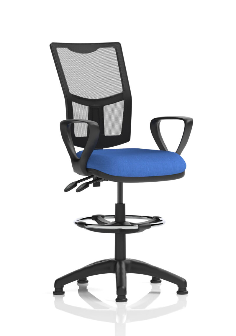 Nova Plus II Medium Mesh Back Task Operator Office Chair - Image 14