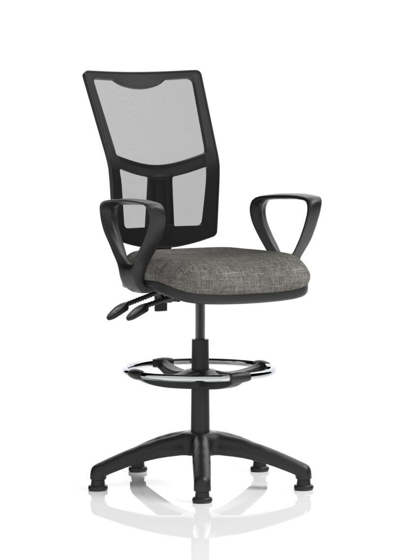 Nova Plus II Medium Mesh Back Task Operator Office Chair - Image 21