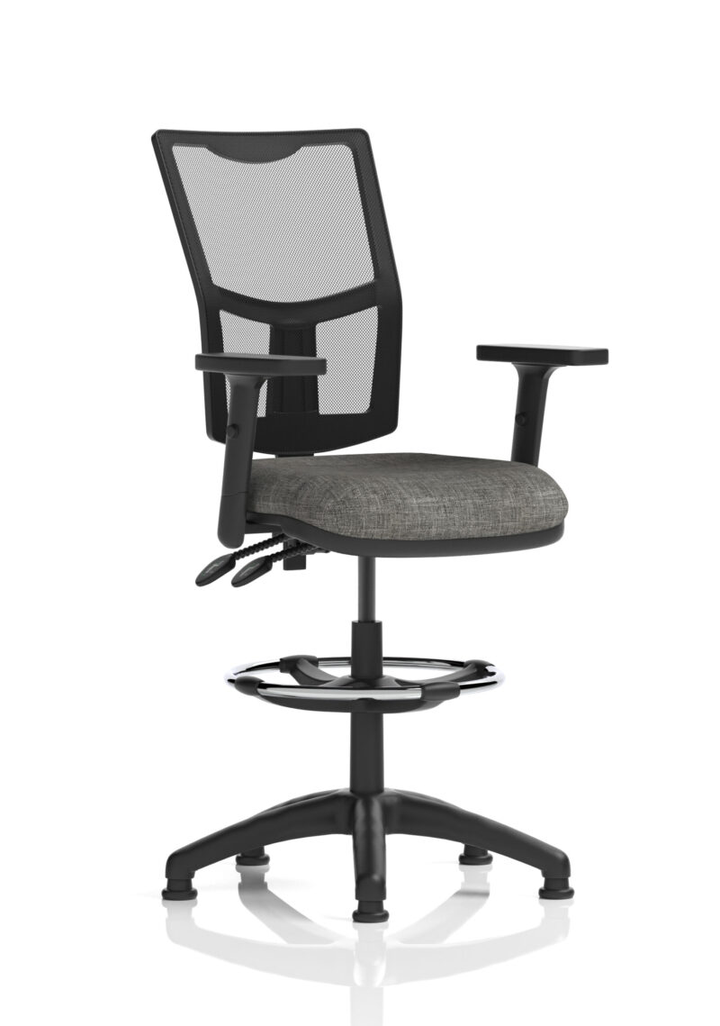 Nova Plus II Medium Mesh Back Task Operator Office Chair - Image 23