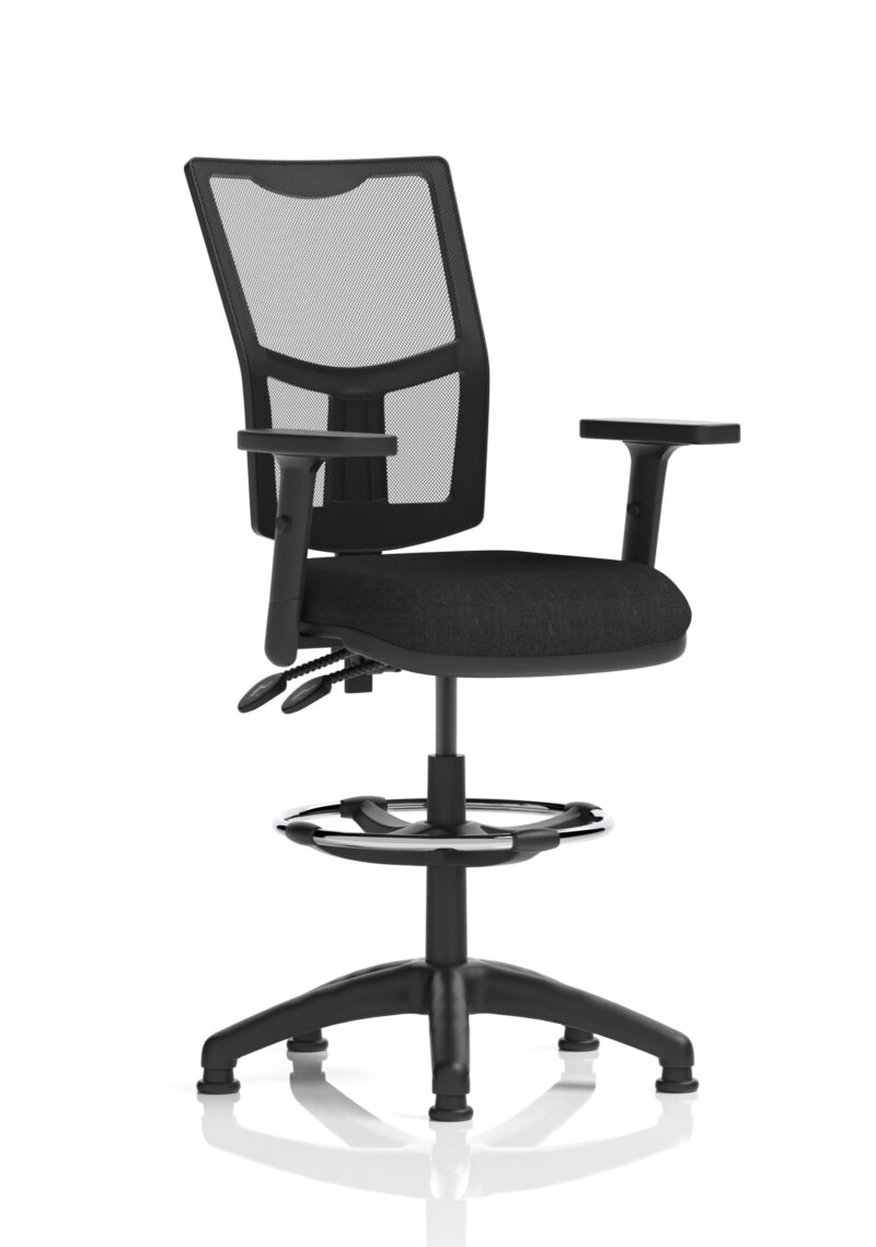Nova Plus II Medium Mesh Back Task Operator Office Chair - Image 6