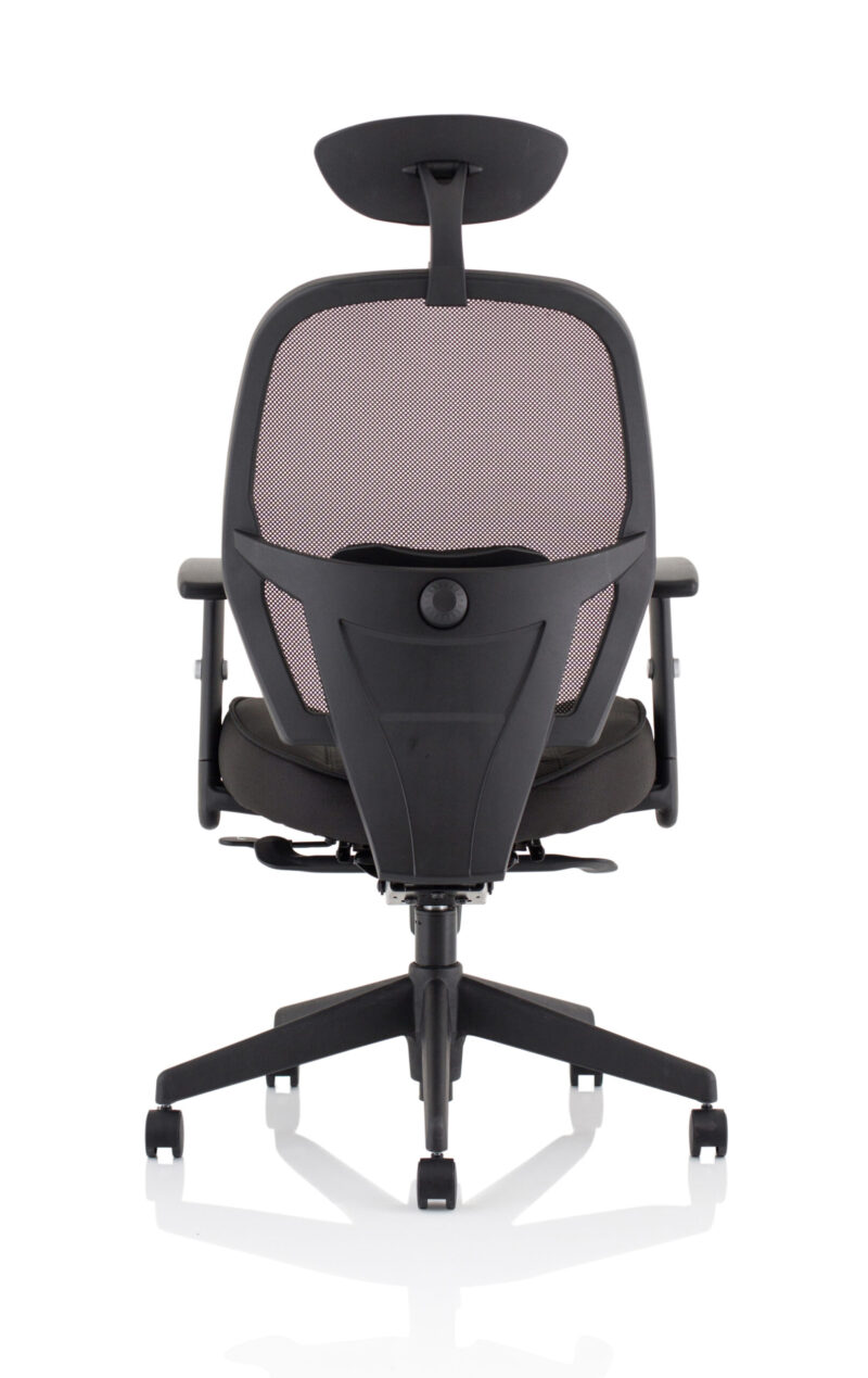Boulder High Mesh Back Black Task Operator Office Chair with Arms - Image 14