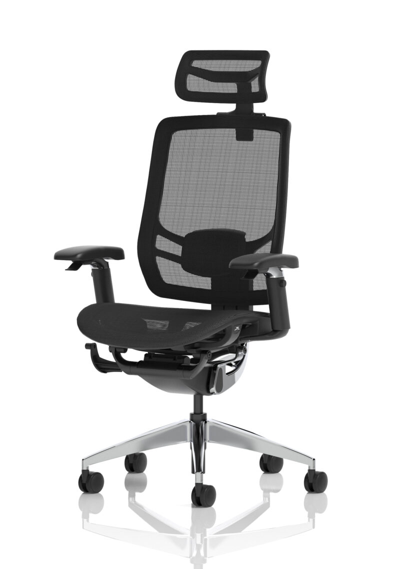 Aligno Click High Back Alignonomic Posture Office Chair with Arms - Image 3