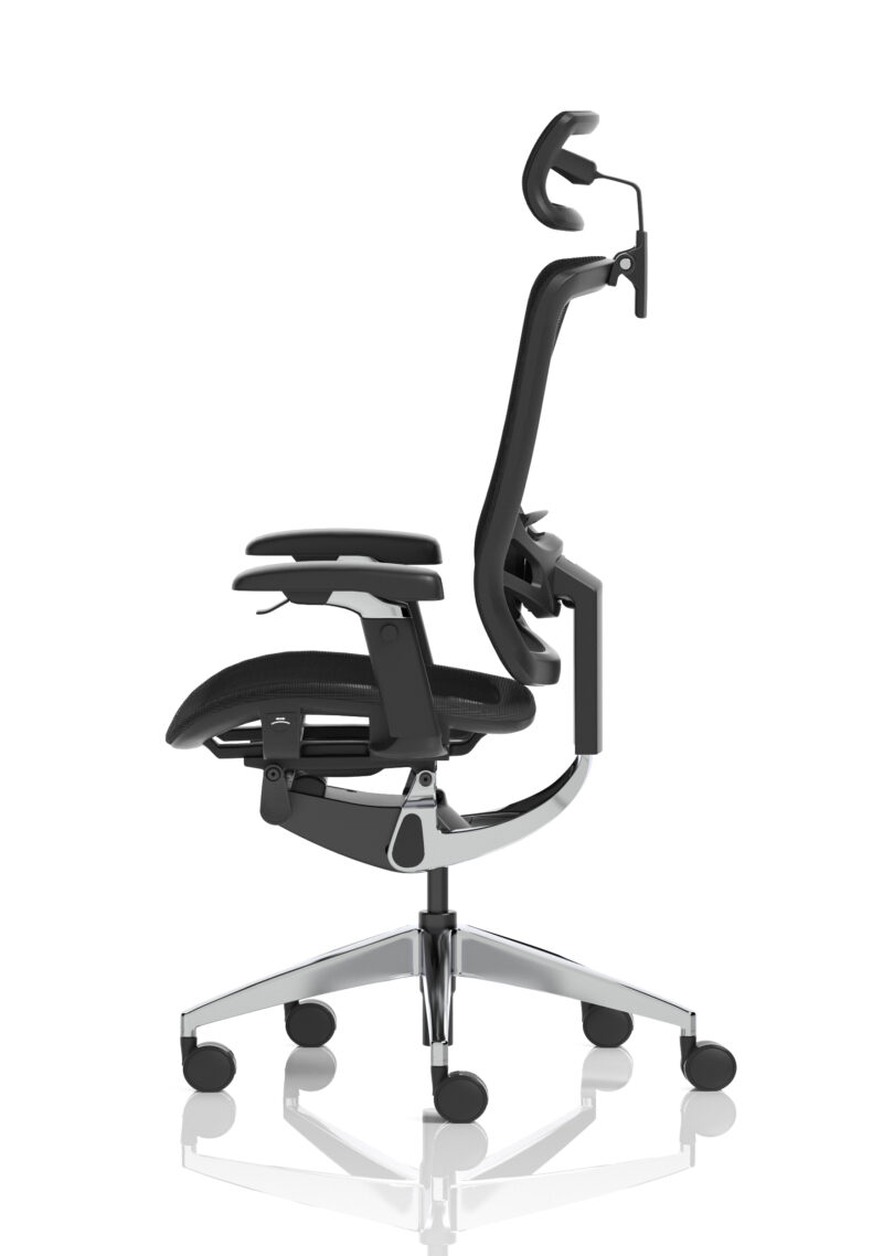 Aligno Click High Back Alignonomic Posture Office Chair with Arms - Image 4
