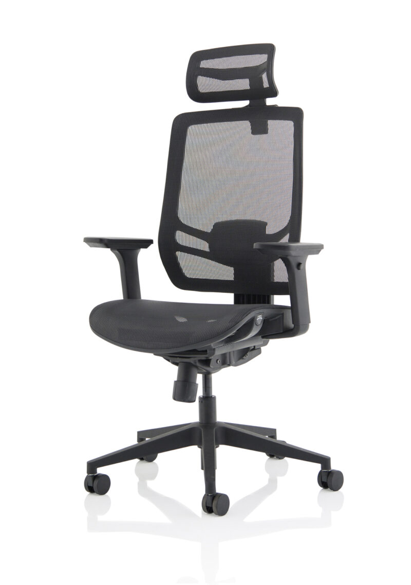 Aligno Twist High Mesh Back Alignonomic Task Operator Office Chair with Arms - Image 18