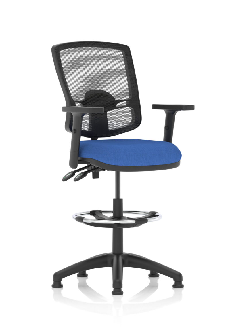 Nova Plus II Deluxe Mesh Back Task Operator Office Chair - Image 13