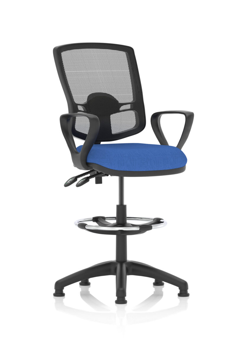 Nova Plus II Deluxe Mesh Back Task Operator Office Chair - Image 11