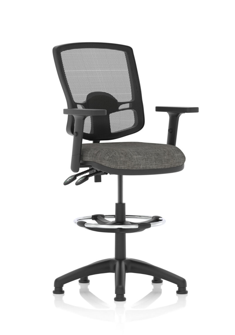 Nova Plus II Deluxe Mesh Back Task Operator Office Chair - Image 20