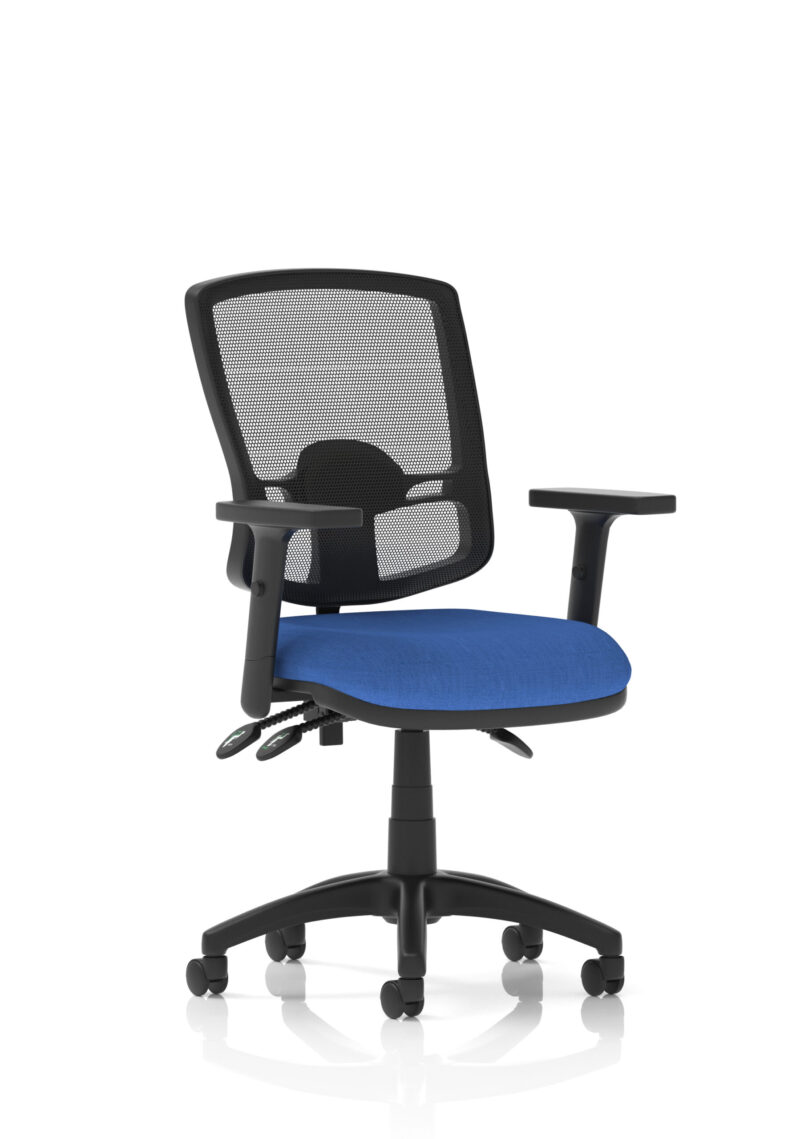 Nova Plus III Deluxe Medium Mesh Back Task Operator Office Chair - Image 7