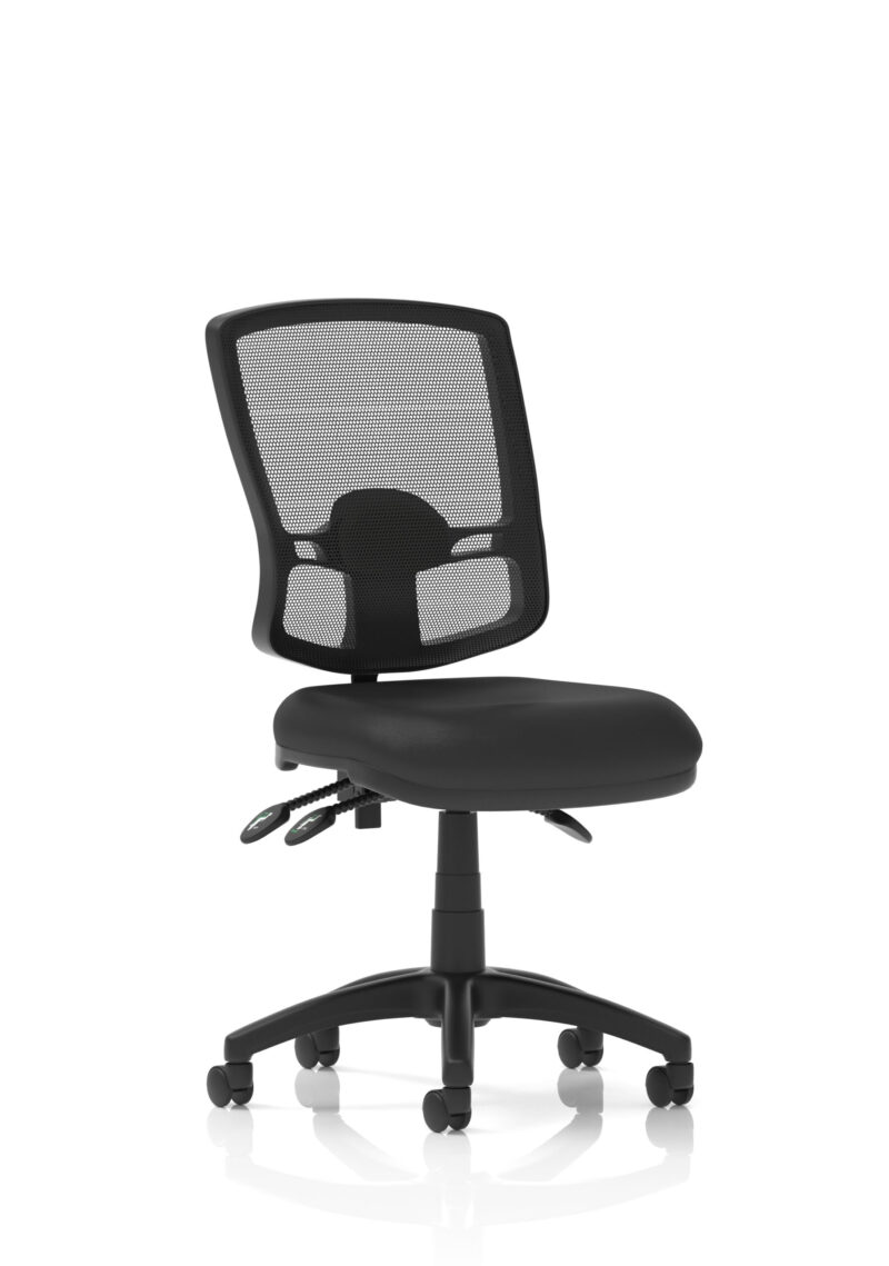 Nova Plus III Deluxe Medium Mesh Back Task Operator Office Chair - Image 13