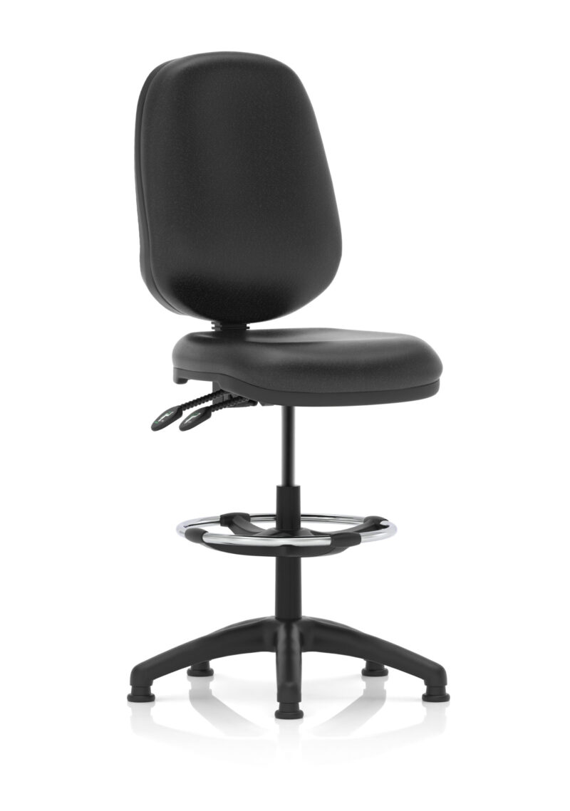 Nova Plus II Task Operator Office Chair with Hi Rise Draughtsman Kit - Image 10