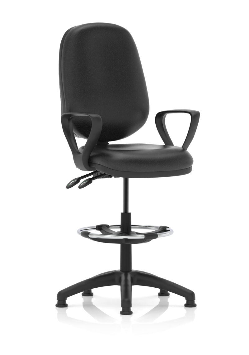 Nova Plus II Task Operator Office Chair with Hi Rise Draughtsman Kit - Image 11