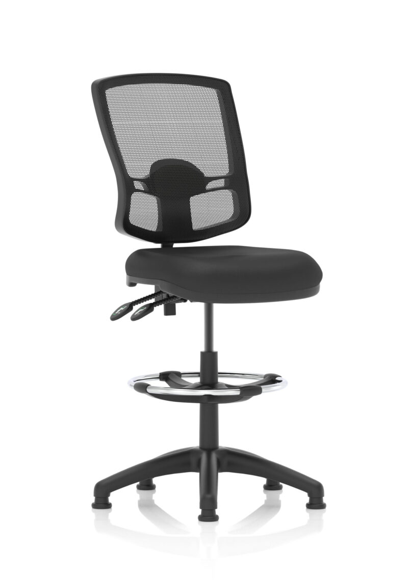 Nova Plus II Deluxe Mesh Back Task Operator Office Chair - Image 23