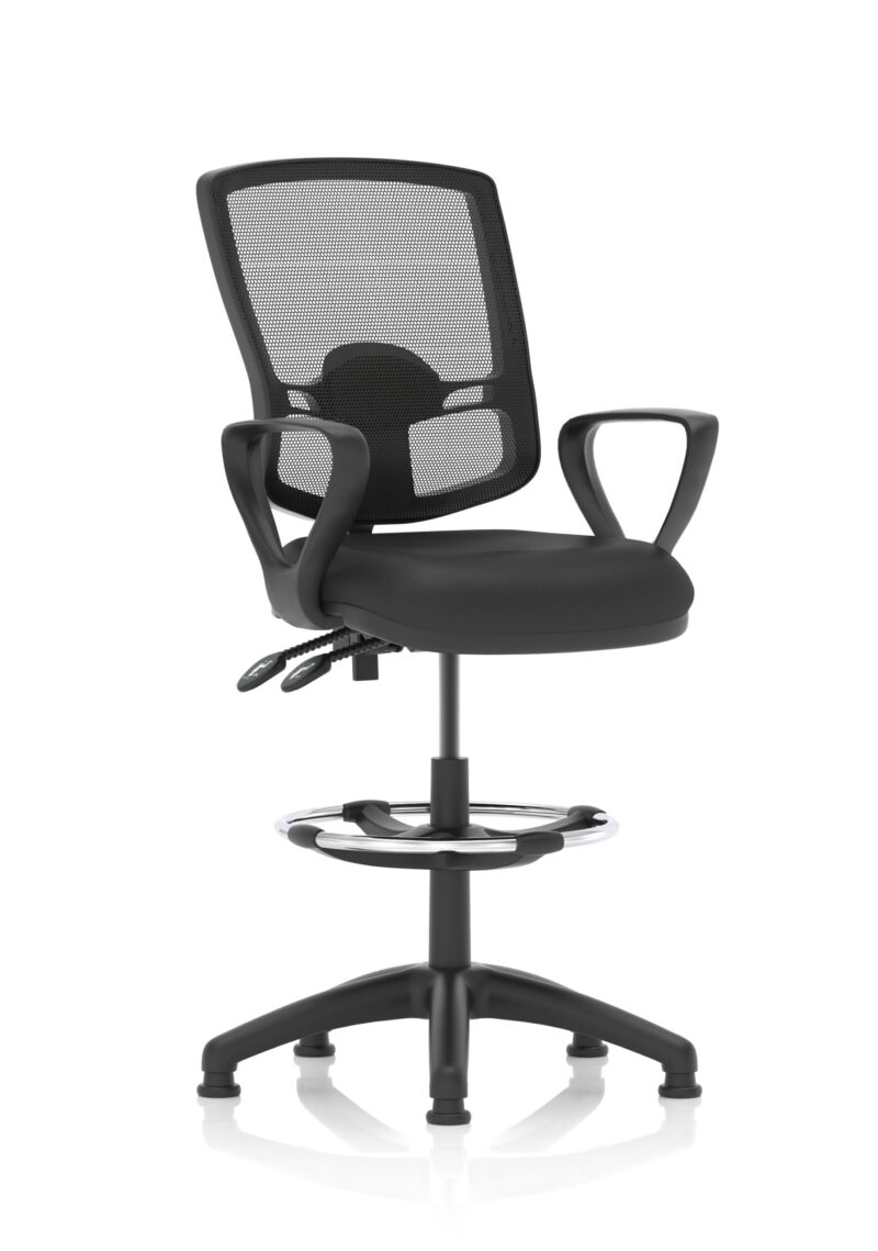 Nova Plus II Deluxe Mesh Back Task Operator Office Chair - Image 25