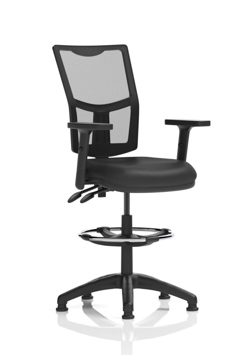 Nova Plus II Medium Mesh Back Task Operator Office Chair - Image 30