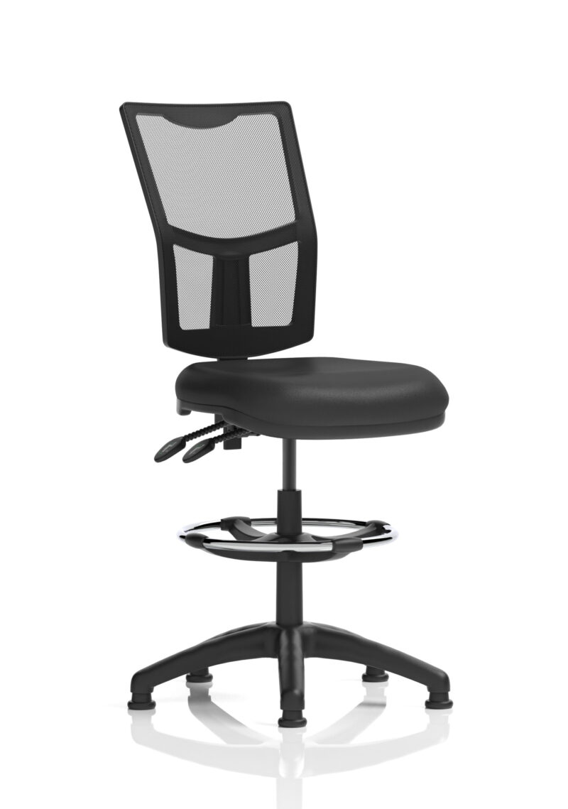 Nova Plus II Medium Mesh Back Task Operator Office Chair - Image 26