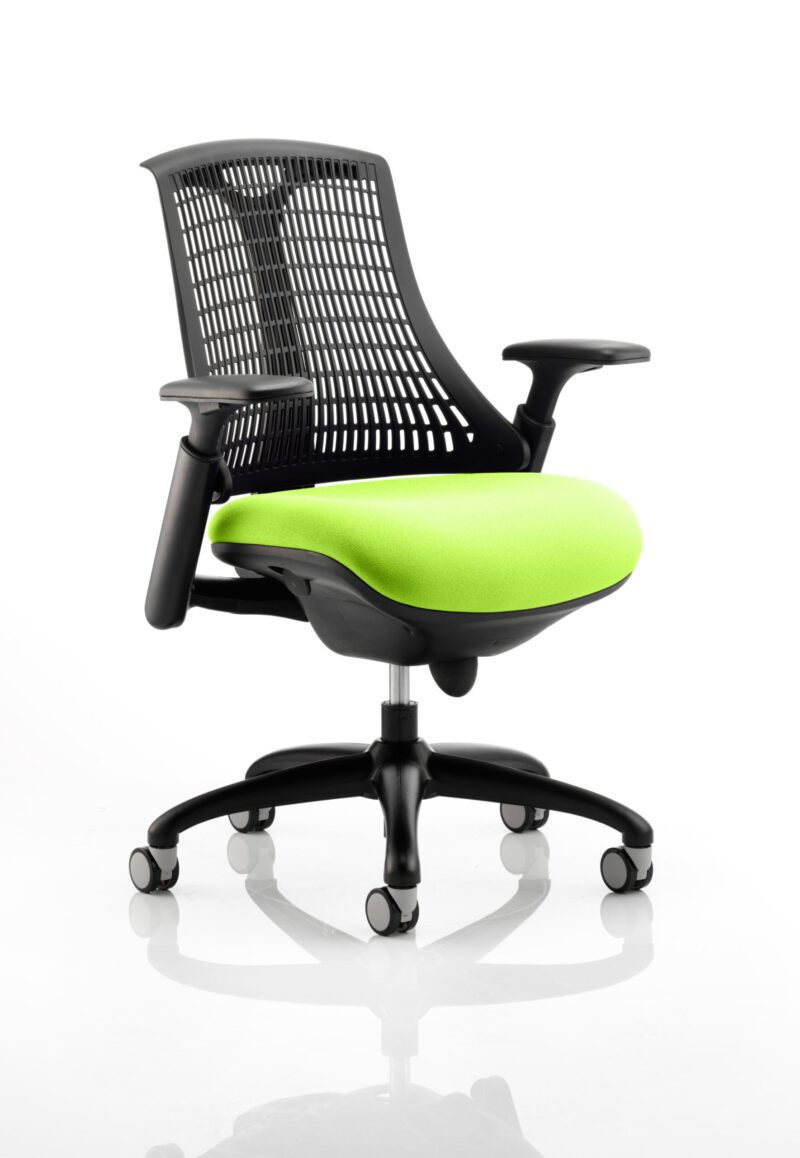 Shift Medium Back Black Frame Task Operator Office Chair with Arms - Image 16