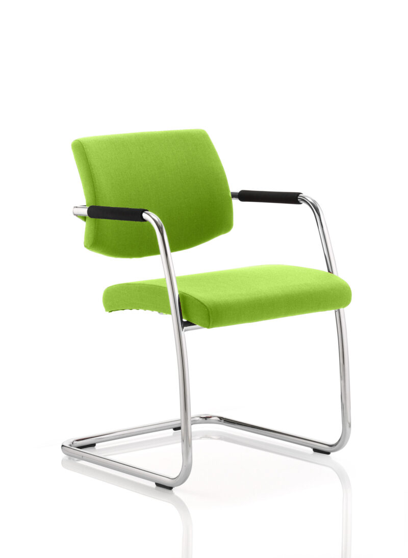 Kingston Medium Back Cantilever Visitor Chair with Arms - Image 5