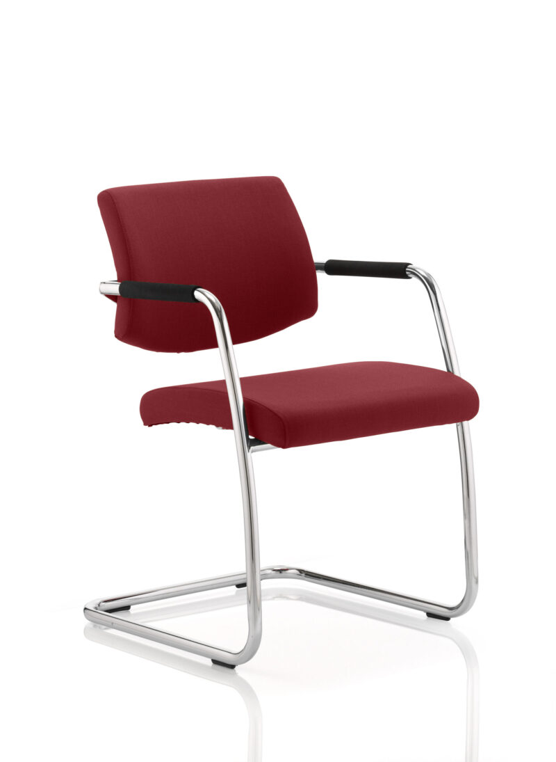Kingston Medium Back Cantilever Visitor Chair with Arms - Image 9