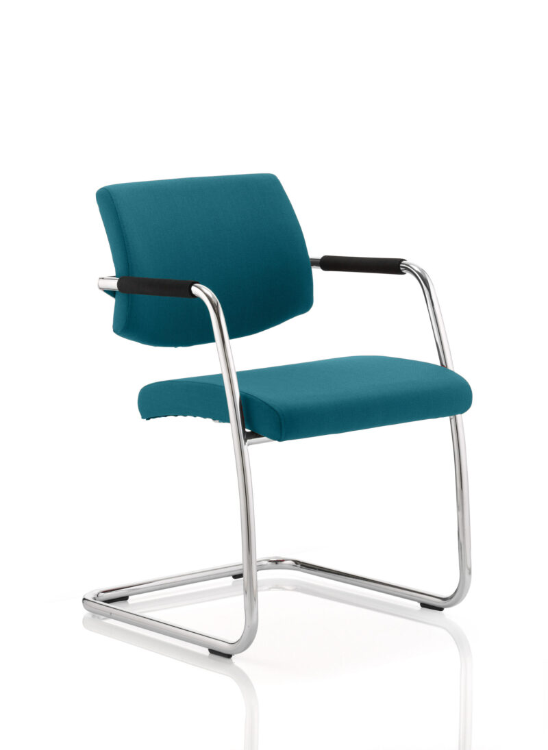 Kingston Medium Back Cantilever Visitor Chair with Arms - Image 10
