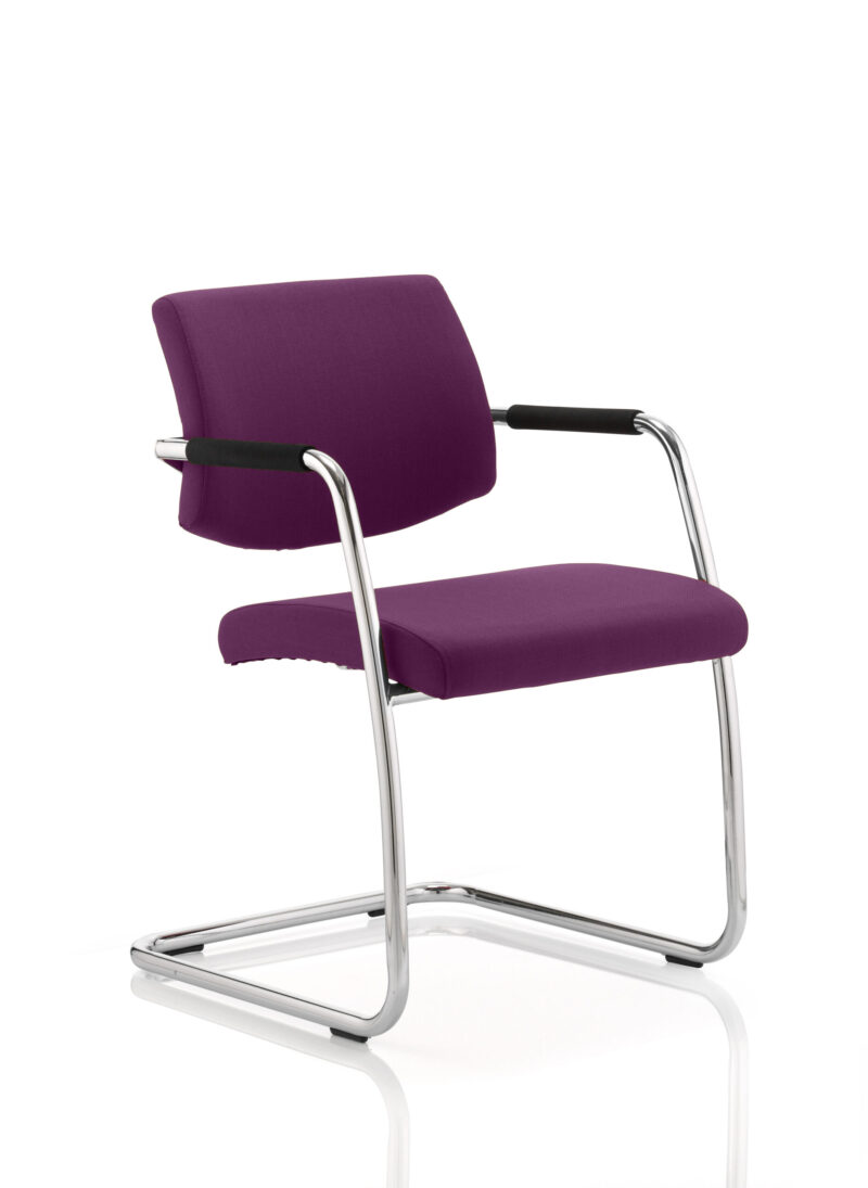 Kingston Medium Back Cantilever Visitor Chair with Arms - Image 11