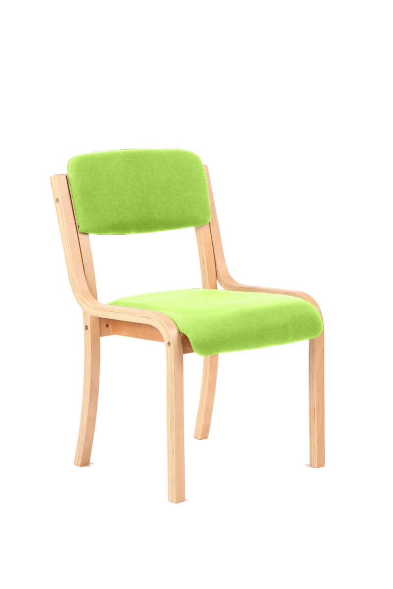 Cordova Wooden Frame Visitor Chair with Arms - Image 12