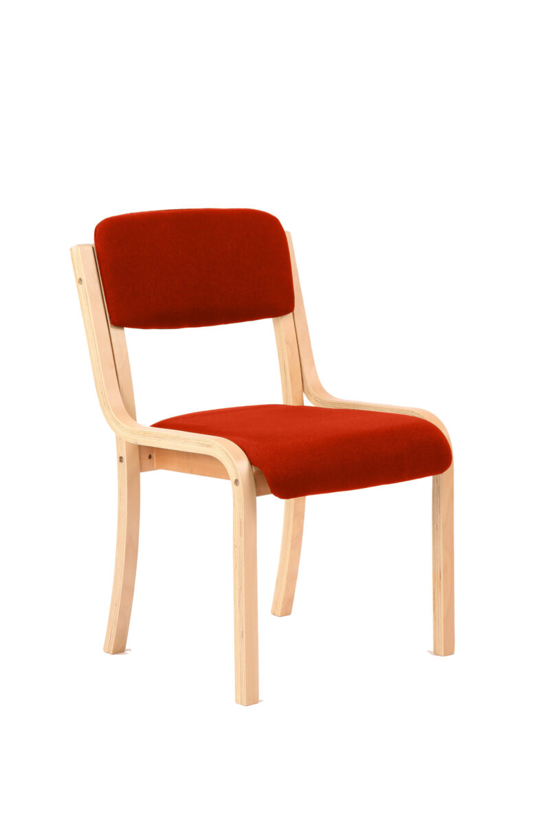 Cordova Wooden Frame Visitor Chair with Arms - Image 14