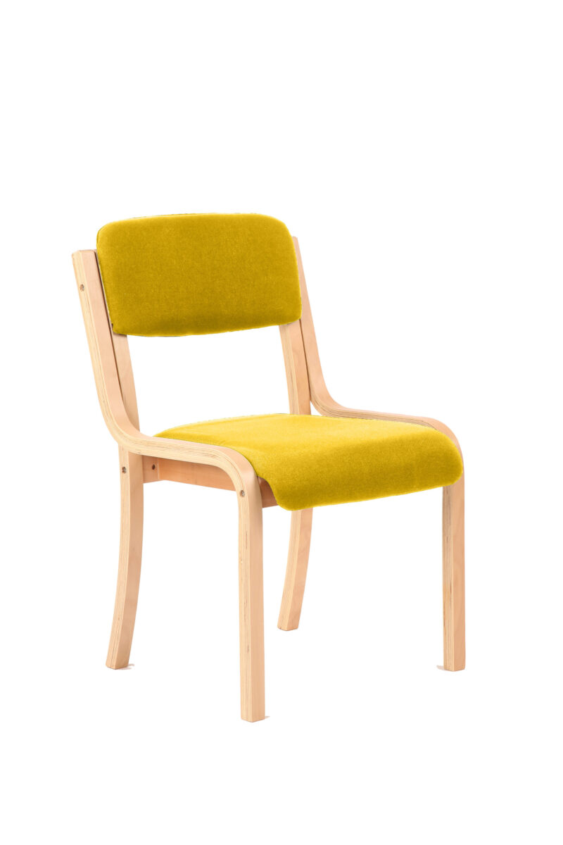 Cordova Wooden Frame Visitor Chair with Arms - Image 15