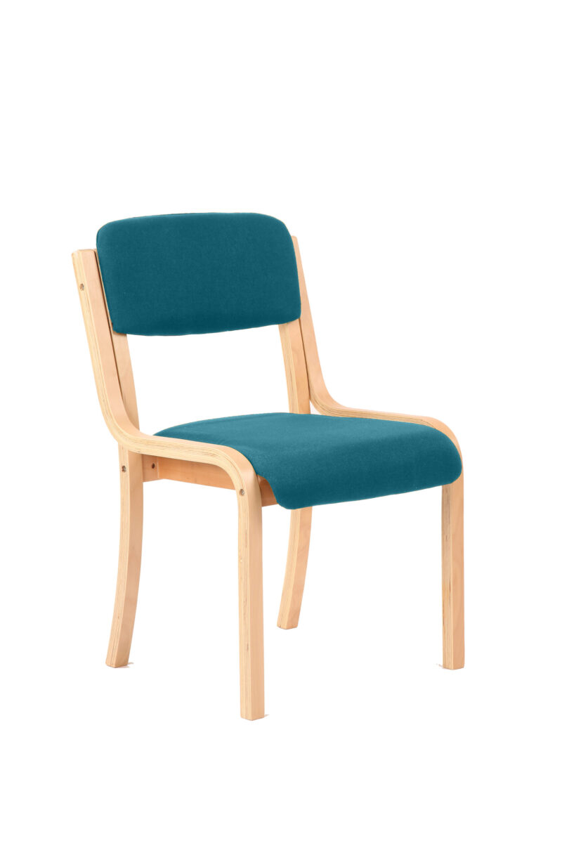 Cordova Wooden Frame Visitor Chair with Arms - Image 17