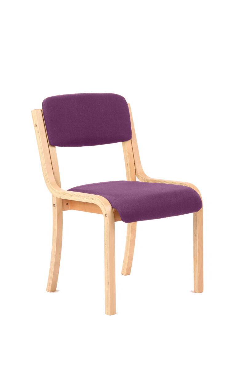 Cordova Wooden Frame Visitor Chair with Arms - Image 18