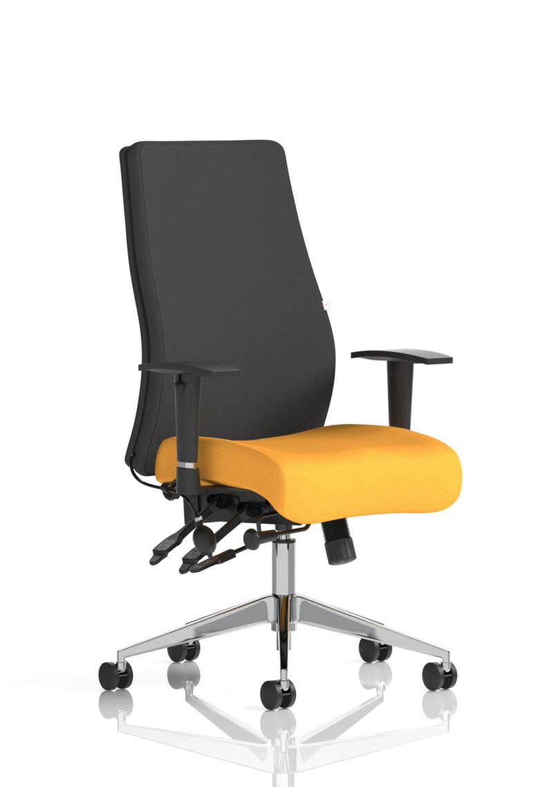 Obsidian High Back Ergonomic Posture Chair with Height Adjustable Arms - Image 49