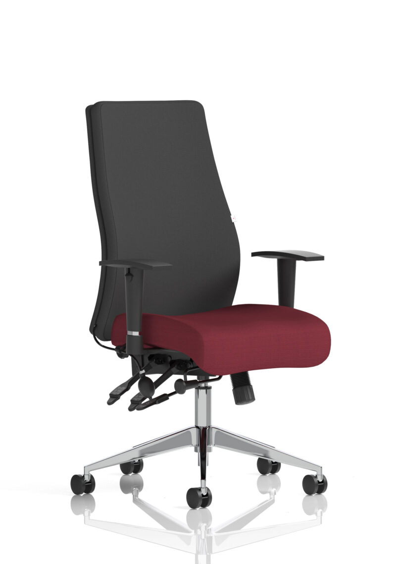 Obsidian High Back Ergonomic Posture Chair with Height Adjustable Arms - Image 53