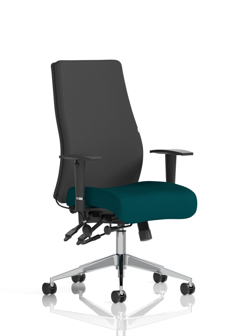 Obsidian High Back Ergonomic Posture Chair with Height Adjustable Arms - Image 57