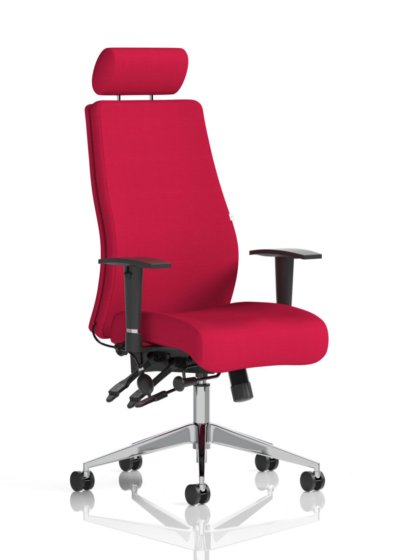 Obsidian High Back Ergonomic Posture Chair with Height Adjustable Arms - Image 36