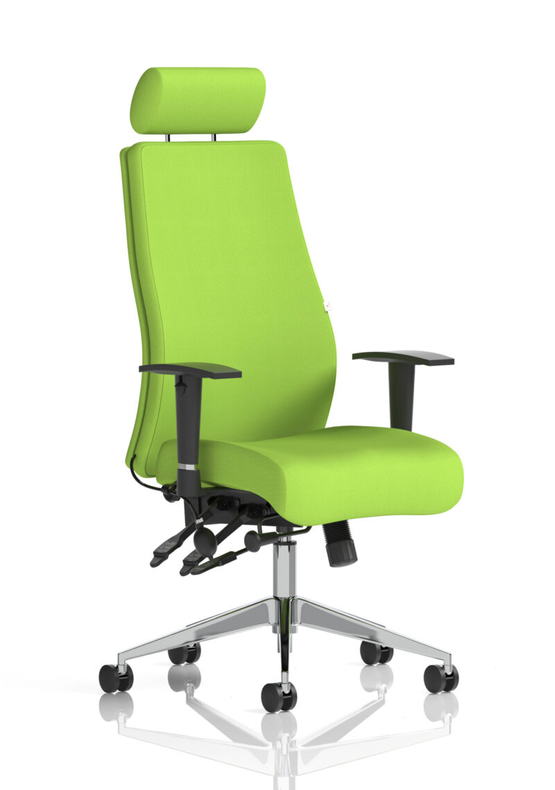 Obsidian High Back Ergonomic Posture Chair with Height Adjustable Arms - Image 40