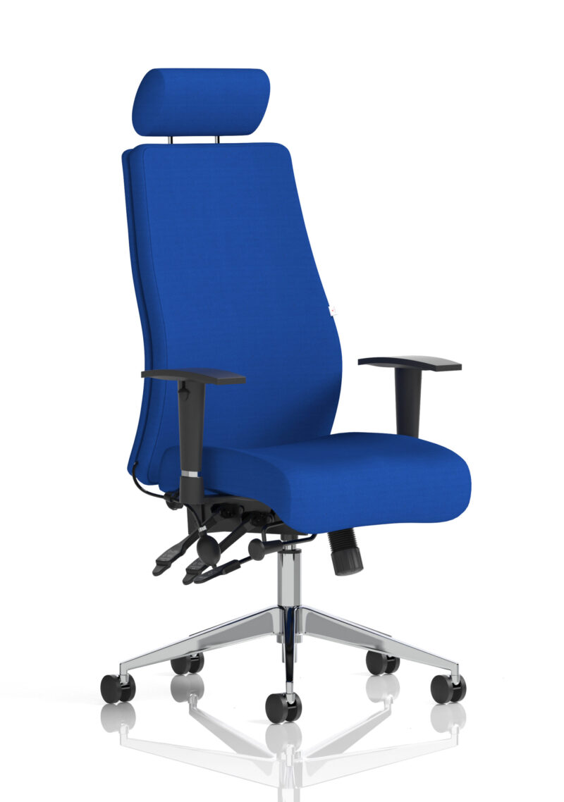 Obsidian High Back Ergonomic Posture Chair with Height Adjustable Arms - Image 44