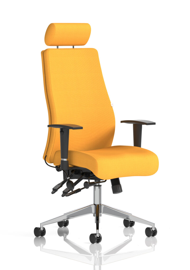 Obsidian High Back Ergonomic Posture Chair with Height Adjustable Arms - Image 52