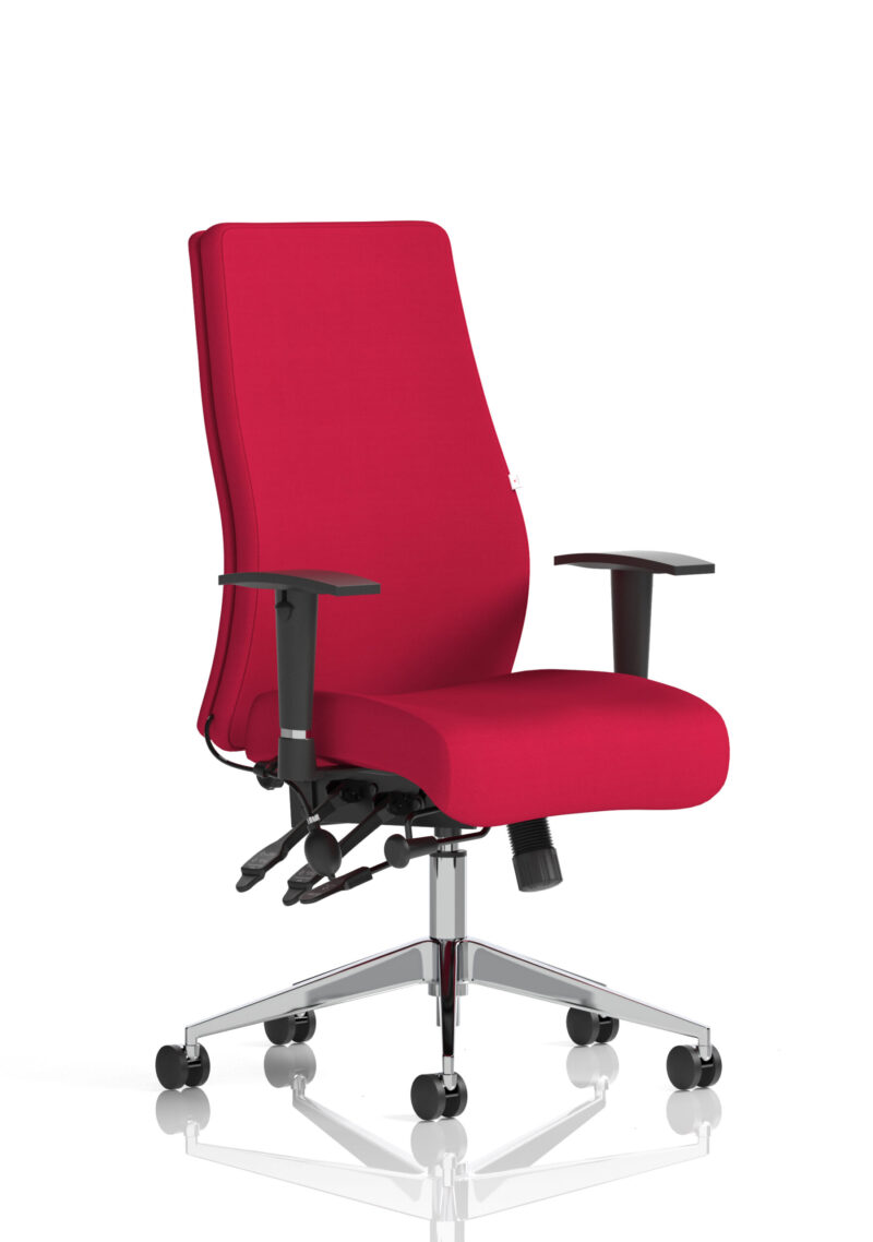 Obsidian High Back Ergonomic Posture Chair with Height Adjustable Arms - Image 35