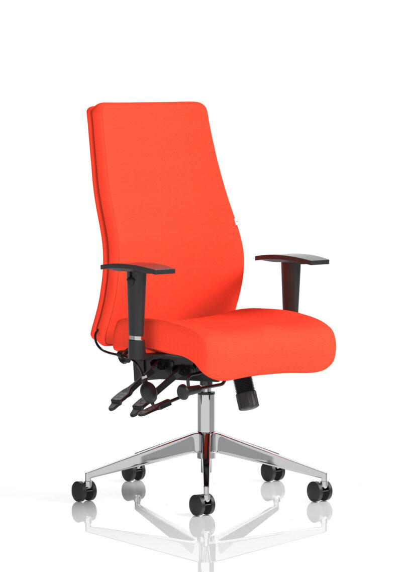 Obsidian High Back Ergonomic Posture Chair with Height Adjustable Arms - Image 47