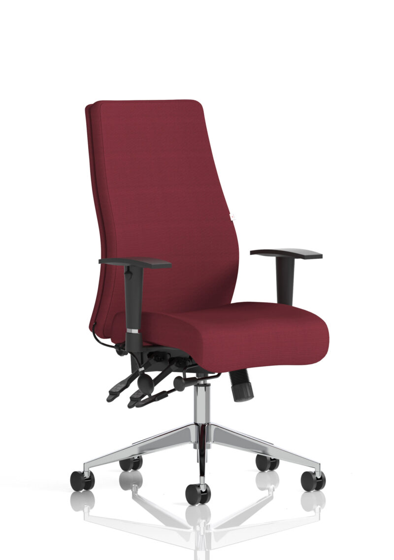 Obsidian High Back Ergonomic Posture Chair with Height Adjustable Arms - Image 55