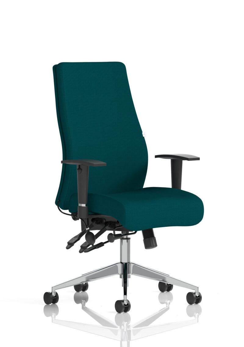 Obsidian High Back Ergonomic Posture Chair with Height Adjustable Arms - Image 59