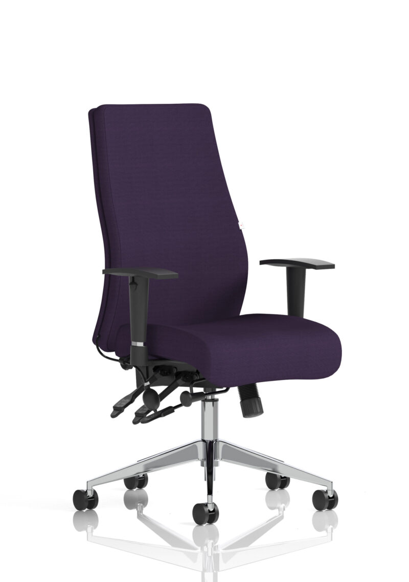 Obsidian High Back Ergonomic Posture Chair with Height Adjustable Arms - Image 63