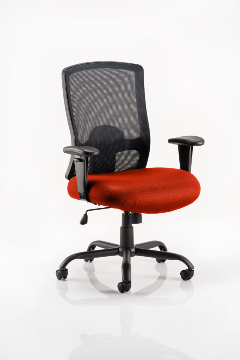Salem HD High Back Heavy Duty Task Operator Office Chair with Arms - Image 12