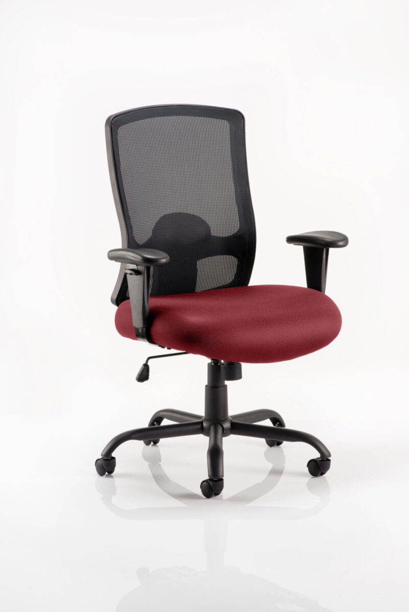 Salem HD High Back Heavy Duty Task Operator Office Chair with Arms - Image 14