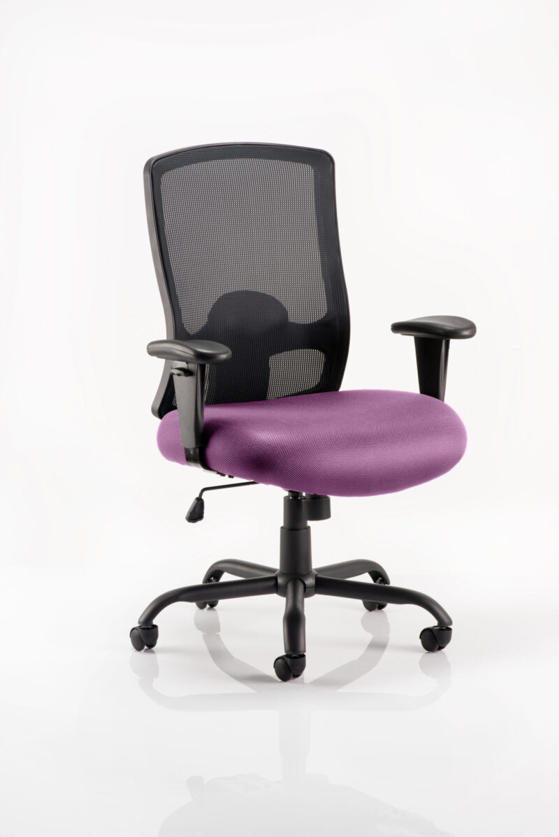 Salem HD High Back Heavy Duty Task Operator Office Chair with Arms - Image 16