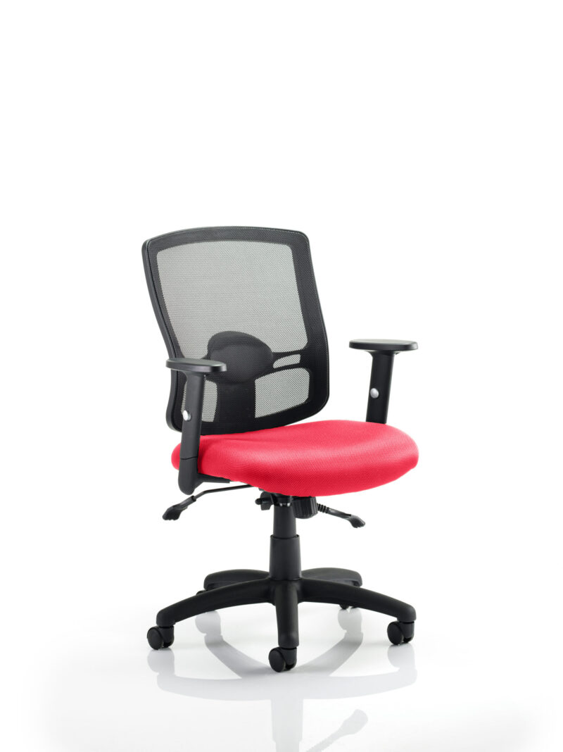 Salem II Medium Mesh Back Task Operator Office Chair with Arms - Image 9