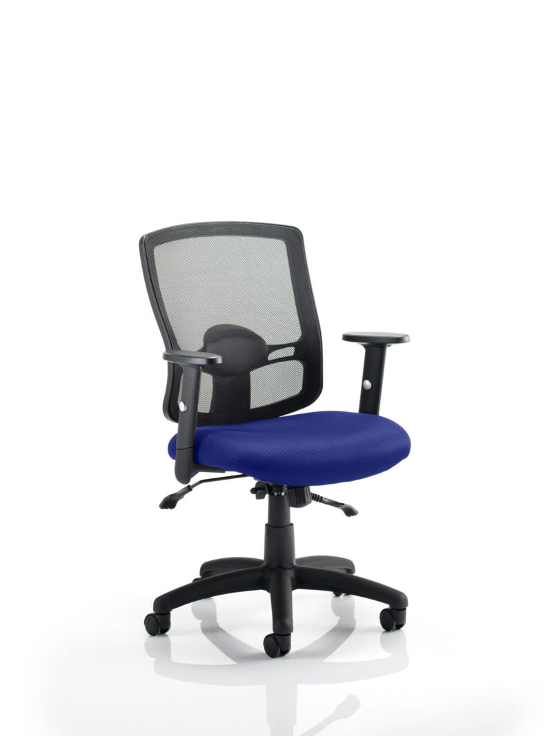 Salem II Medium Mesh Back Task Operator Office Chair with Arms - Image 11