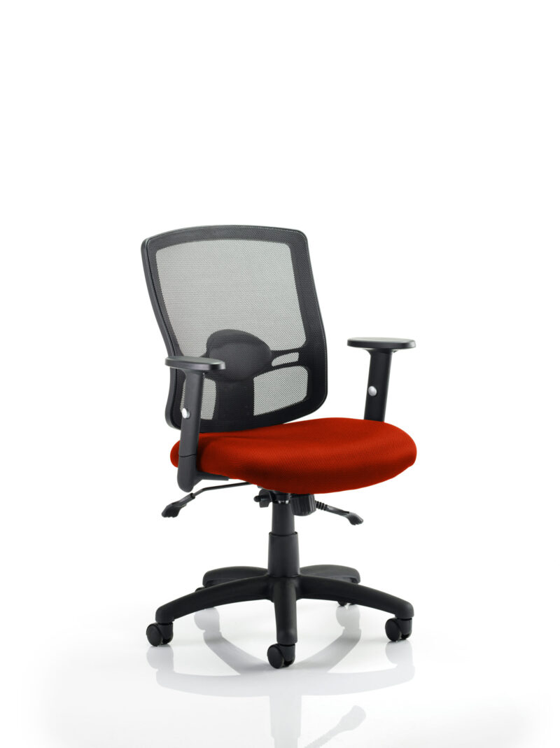 Salem II Medium Mesh Back Task Operator Office Chair with Arms - Image 12