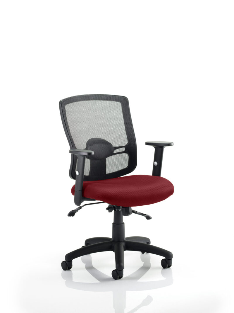 Salem II Medium Mesh Back Task Operator Office Chair with Arms - Image 14